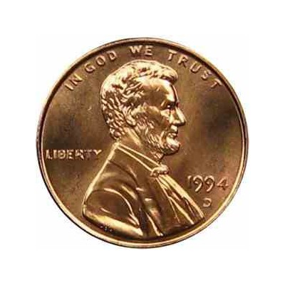 سکه 1 سنت - برنجی - آمریکا 1994غیر بانکی