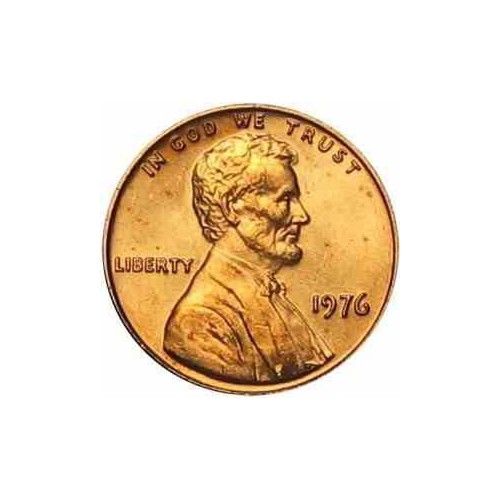 سکه 1 سنت - برنجی - آمریکا 1976غیر بانکی