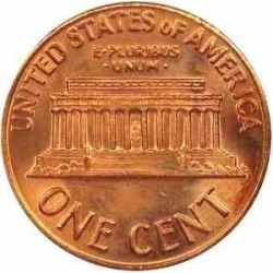 سکه 1 سنت - برنجی - آمریکا 1971غیر بانکی