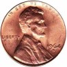 سکه 1 سنت - برنجی - آمریکا 1964غیر بانکی