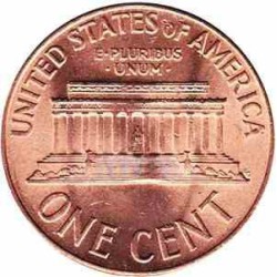 سکه 1 سنت - برنجی - آمریکا 1964غیر بانکی