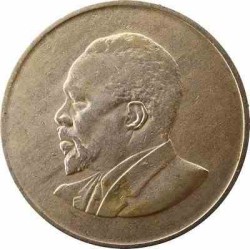 سکه 1 شیلینگ -نیکل مس -کنیا 1966 غیر بانکی