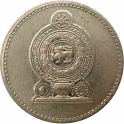 سکه 5 روپیه -  نیکل برنز - سریلانکا 1994غیر بانکی