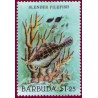1 عدد تمبر  سری پستی - حیات اقیانوس  - باربودا 1987