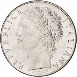 سکه 100 لیر - Acmonital- ایتالیا 1972غیر بانکی