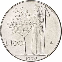 سکه 100 لیر - Acmonital- ایتالیا 1972غیر بانکی