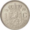 سکه 1 گلدن - نیکل - هلند 1973غیر بانکی
