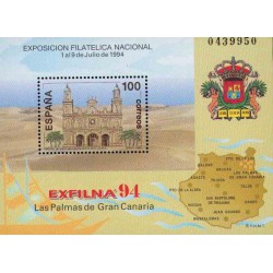 سونیرشیت نمایشگاه ملی تمبر اگزفیلنا - اسپانیا 1994