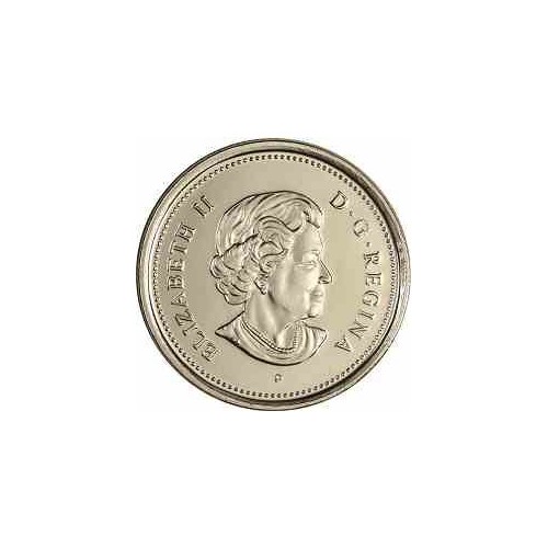 سکه 5 سنت - نیکل - کانادا 2005 غیر بانکی