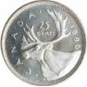 سکه 5 سنت - نیکل - کانادا 1986 غیر بانکی