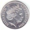 سکه 10 سنت - نیکل مس - استرالیا 2014 غیر بانکی