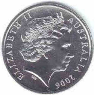 سکه 10 سنت - نیکل مس - استرالیا 2006 غیر بانکی