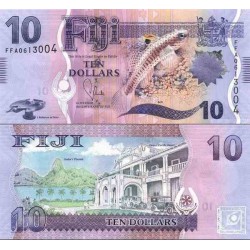 اسکناس 10 دلار - فیجی 2012