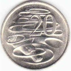 سکه 20 سنت نیکل مس - استرالیا 2012 غیر بانکی