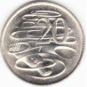 سکه 20 سنت نیکل مس - استرالیا 1996 غیر بانکی