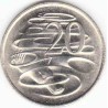 سکه 20 سنت نیکل مس - استرالیا 1982 غیر بانکی