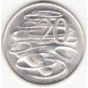 سکه 20 سنت نیکل مس - استرالیا 1967 غیر بانکی