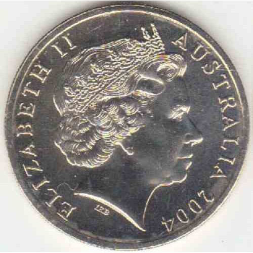 سکه 20 سنت نیکل مس - استرالیا 2004 غیر بانکی
