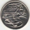 سکه 20 سنت نیکل مس - استرالیا 2004 غیر بانکی