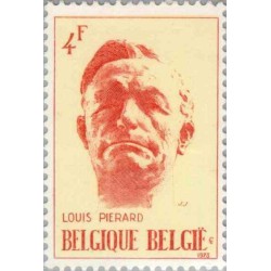 1 عدد تمبر 21مین سال مرگ لوئیز پیرارد - نویسنده - بلژیک 1973