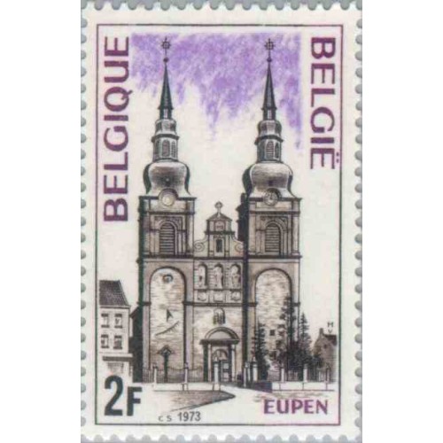 1 عدد تمبر توریسم - بلژیک 1973