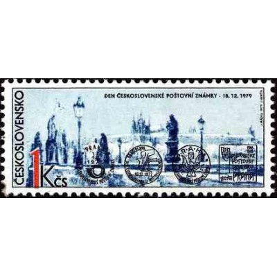 1 عدد تمبر روز تمبر - چک اسلواکی 1979