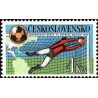1 عدد تمبر جام جهانی فوتبال مکزیکو - چک اسلواکی 1986