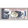 1 عدد تمبر روز تمبر  - سالگرد تولد یوروسلاو بندا طراح تمبر - چک اسلواکی 1988