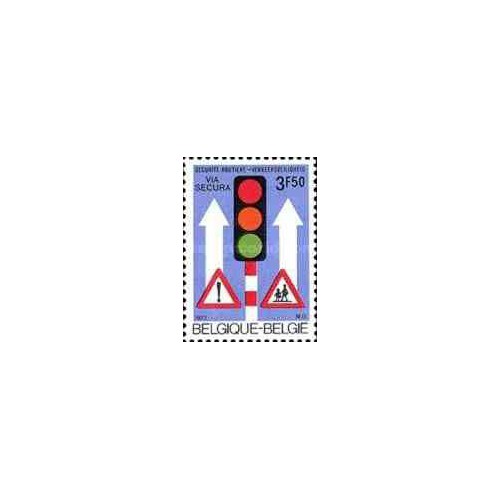1 عدد تمبر امنیت ترافیک - بلژیک 1972 1 عدد تمبر امنیت ترافیک - بلژیک 1972