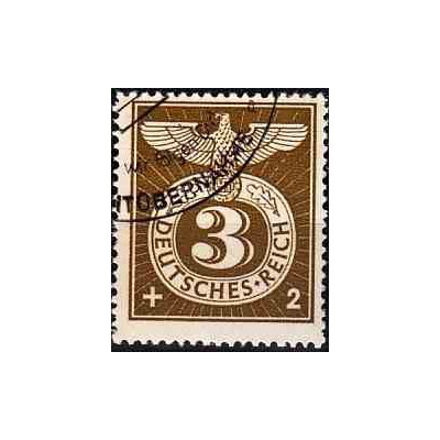 1 عدد تمبر ابطال - فسخ  - رایش آلمان 1943 مهرخورده