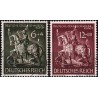 2 عدد تمبر هنر زرگری - رایش آلمان 1943 مهرخورده