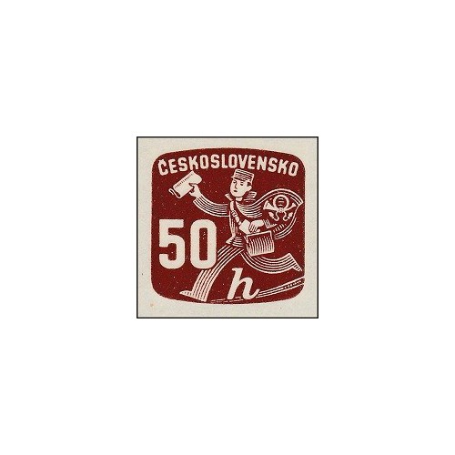 1 عدد تمبر سری پستی - تمبرهای روزنامه - 50K - چک اسلواکی 1945 1 عدد تمبر سری پستی - تمبرهای روزنامه - 50K - چک اسلواکی 1945