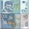 اسکناس 100 دینار - تصویر نیکولا تسلا - صربستان 2013