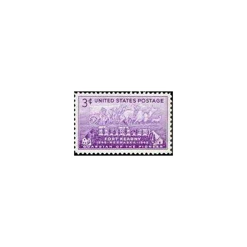 1 عدد تمبر قلعه کرنی و گروه پیشگامان - آمریکا 1948