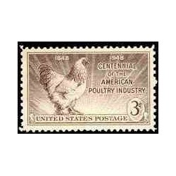 1 عدد تمبر صنعت مرغداری - آمریکا 1948