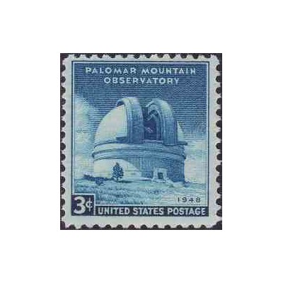 1 عدد تمبر رصدخانه کوهستان پالومار - کالیفرنیا - آمریکا 1948