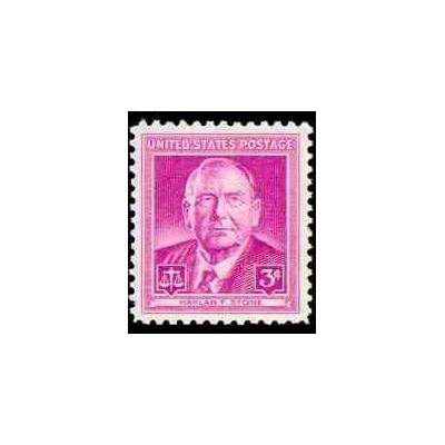 1 عدد تمبر یادبوذ هارلان فیسک استون - دادگاه دیوان عالی - آمریکا 1948