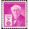 1 عدد تمبر صدمین سالگرد تولد توماس ادیسون - مخترع  - آمریکا 1947
