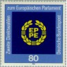1 عدد تمبر انتخابات پارلمان اروپا - جمهوری فدرال آلمان 1984