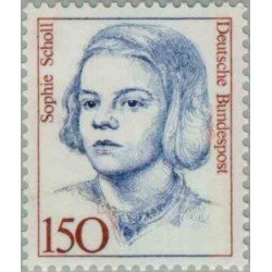 1 عدد تمبر سری پستی - زنان نامدار - جمهوری فدرال آلمان 1991