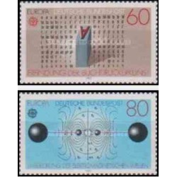2 عدد تمبر مشترک اروپا - Europa Cept - اختراعات - جمهوری فدرال آلمان 1983 قیمت 3.5 دلار