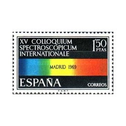 1 عدد  تمبر  پانزدهمین کنفرانس بین المللی طیف سنجی - اسپانیا 1969