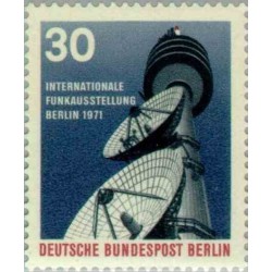 1 عدد تمبر نمایشگاه بین المللی رادیو و تلویزیون در برلین - برلین آلمان 1971