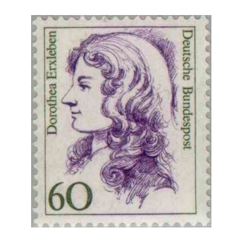 1 عدد تمبر سری پستی - زنان نامدار - جمهوری فدرال آلمان 1987