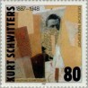 1 عدد تمبر یادبود کورت شویتر  - نقاش و نویسنده - جمهوری فدرال آلمان 1987