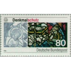 1 عدد تمبر حفاظت از ساختمانها- جمهوری فدرال آلمان 1986