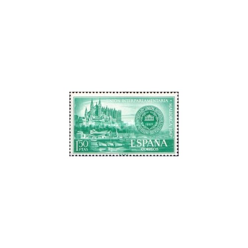 1 عدد تمبر نشست اتحادیه بین المجالس - اسپانیا 1967 1 عدد تمبر نشست اتحادیه بین المجالس - اسپانیا 1967