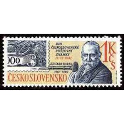 1 عدد تمبر روز تمبر -  چک اسلواکی 1981
