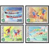 4 عدد تمبر مسابقات ورزشی جزیره  - جزایر فارو 1989 قیمت 6.8 دلار