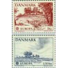 2 عدد تمبر مشترک اروپا - Europa Cept - مناظر  - دانمارک 1977 قیمت 4.1 دلار